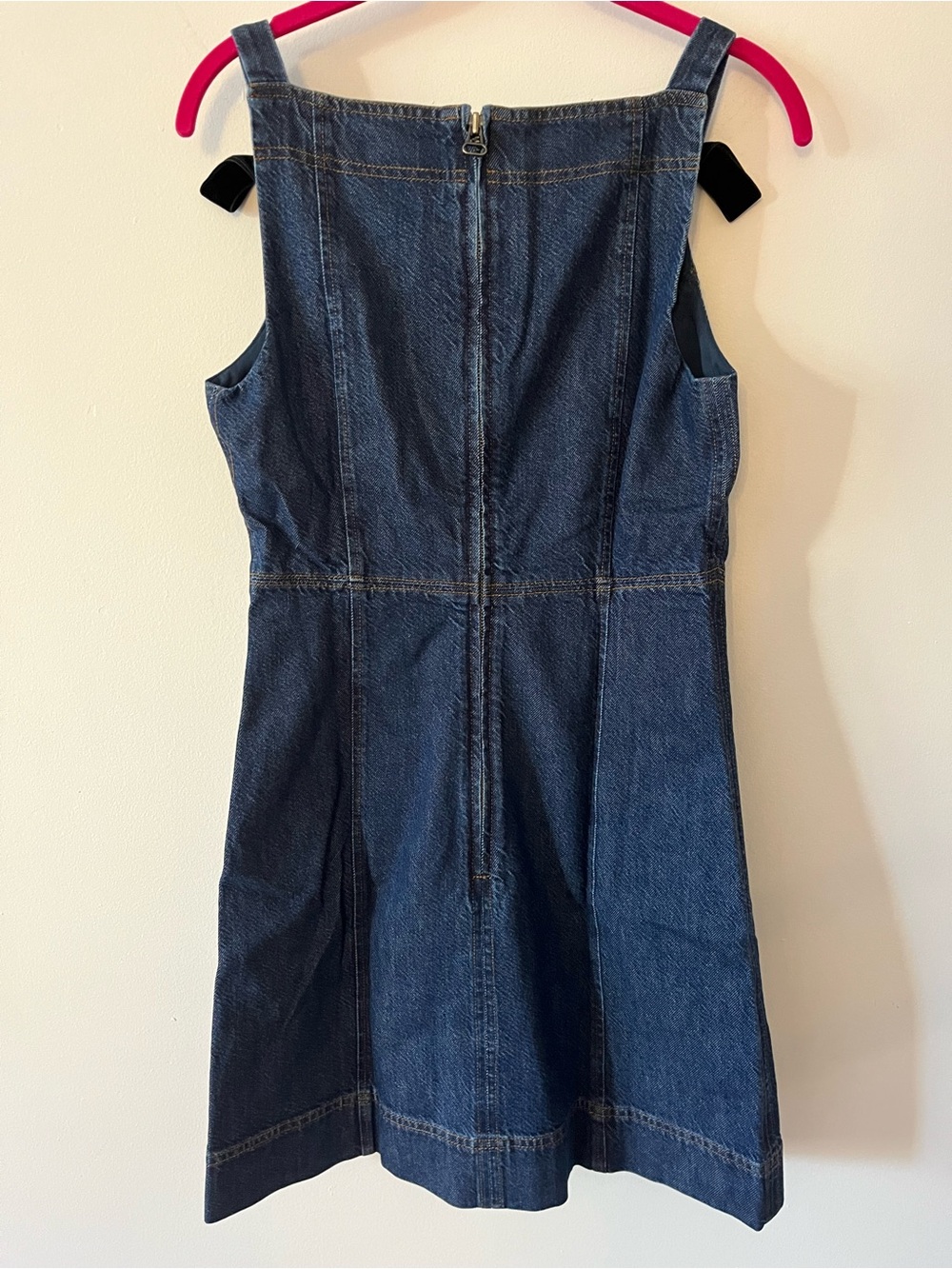 NWT Tanya Taylor Bessie Mini Denim Dress 100% Cotton Sz 2 - Picture 6 of 11